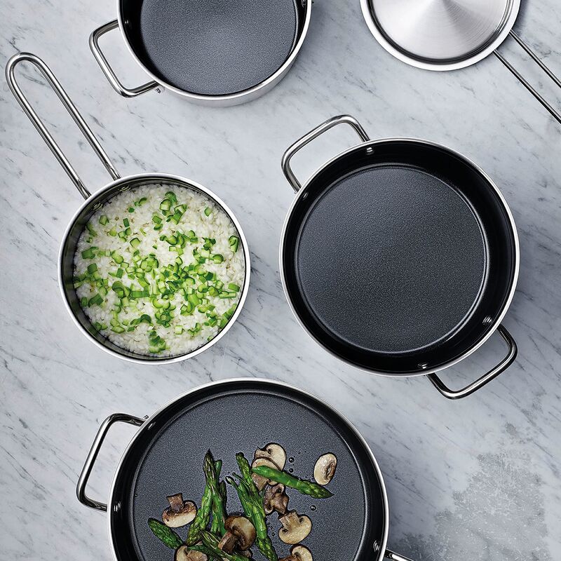 Kastull med Slip-Let®-beläggning 1,8 liter, rostfritt stål