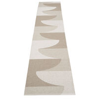 Pappelina Hill matta 70 × 360 cm, dark linen/grey
