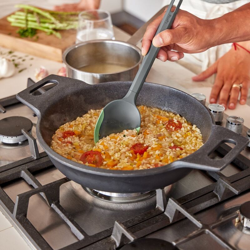 Serveringsked, grön