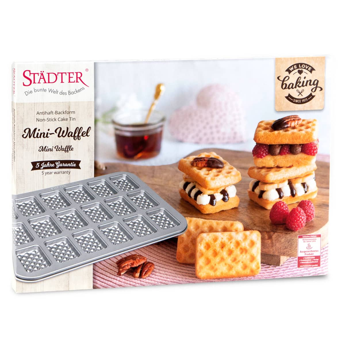 Minivaffel bakeform, 38 x 26 cm