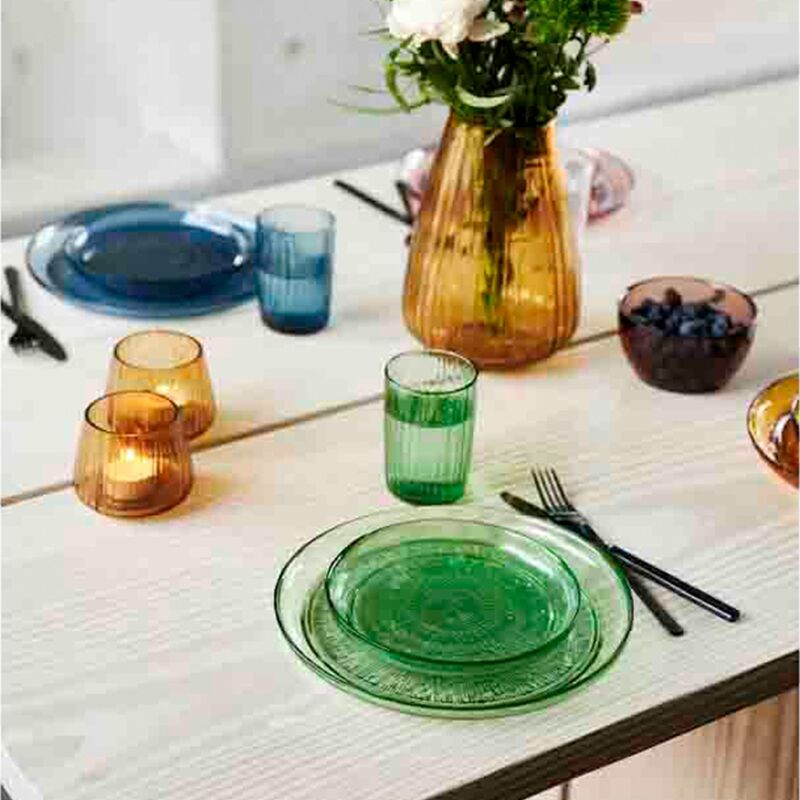 glastallrik 18 cm, grön