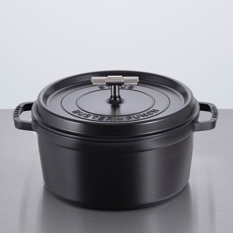 Buster+Punch pyöreä pata 28 cm, teräsnupilla