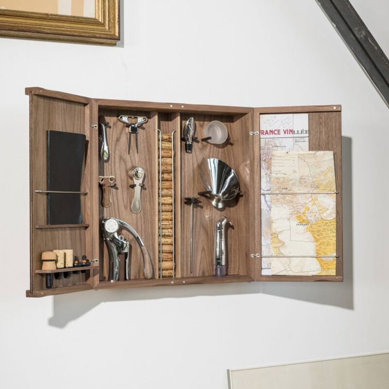 Cabinet d'Oeno-Curiosités skab med vintilbehør