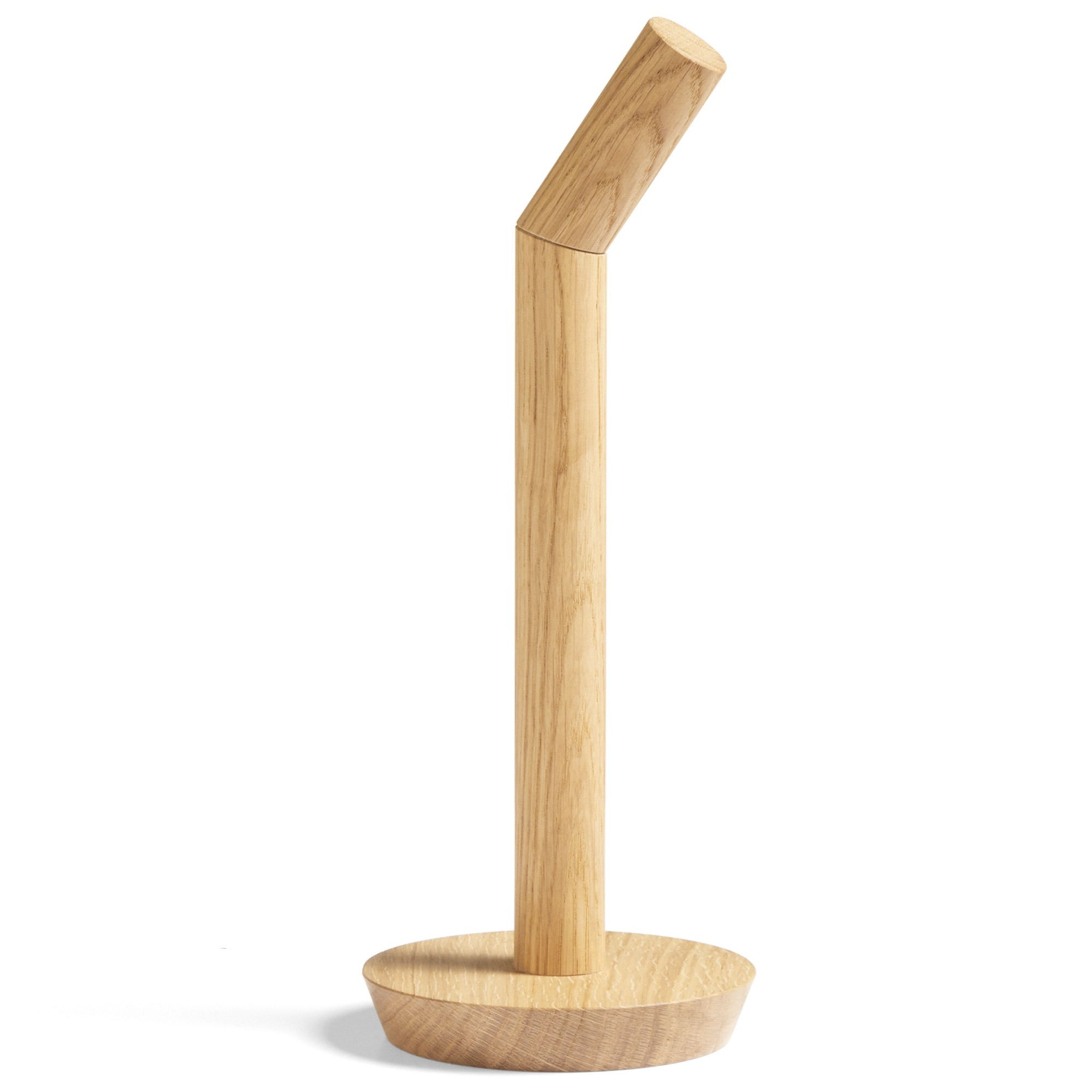 Porter hushållspappershållare, oljad ek