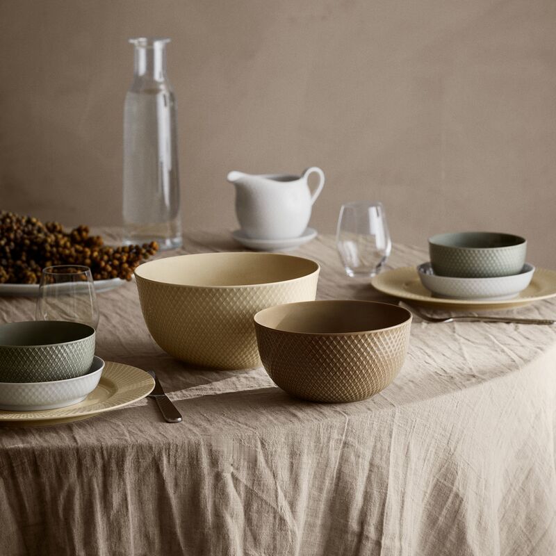 Rhombe Earth tarjoilukulho 22 cm, marmori