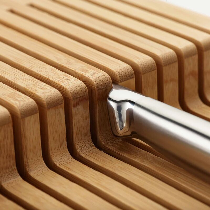 DrawerStore knivopbevaring til skuffe, bambus