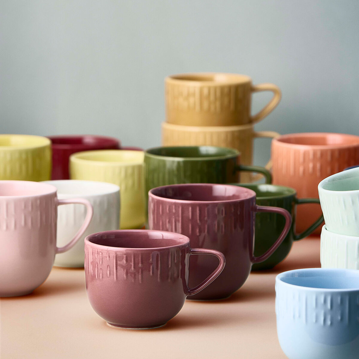 Confetti kaffekopp 20 cl, bordeaux