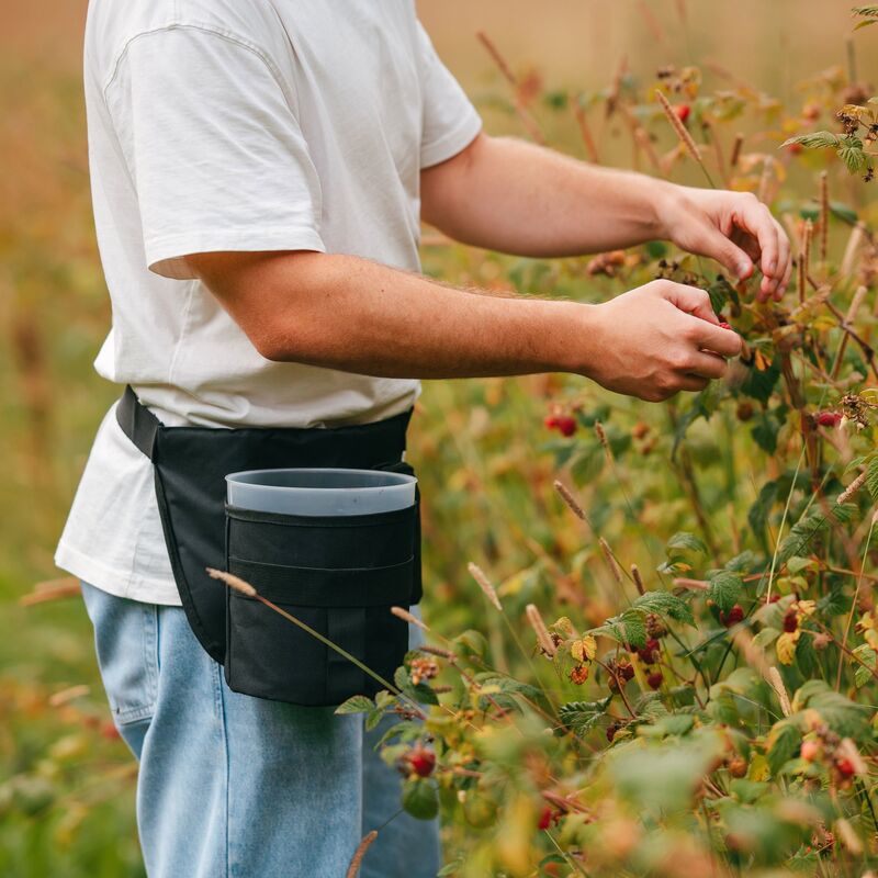 Bærplukkerbælte & spand 3,6 liter
