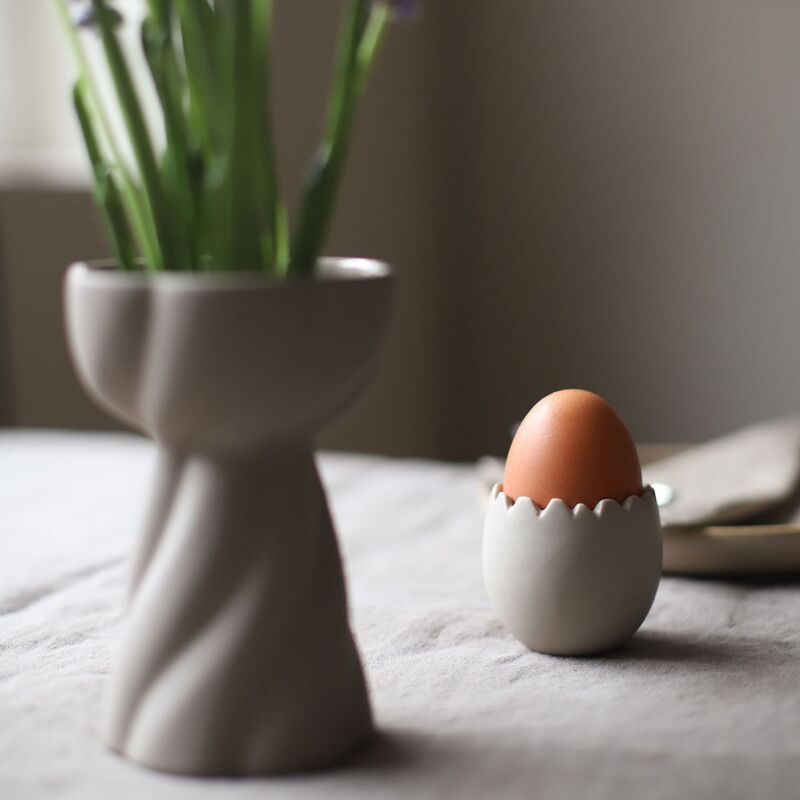 Påskeeggekopp 2 stk, sand