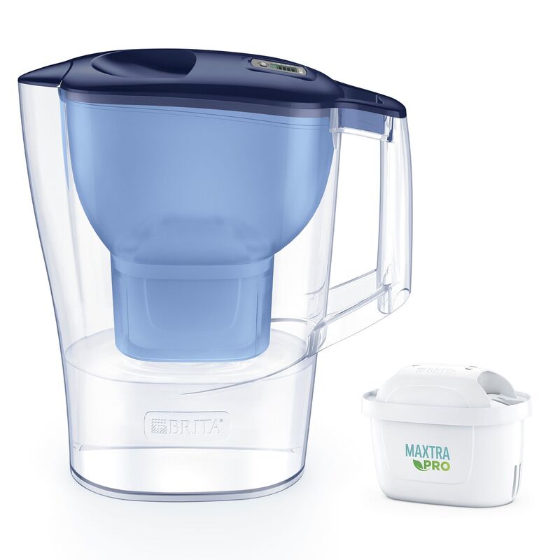 Aluna vannfilterkanne, blå