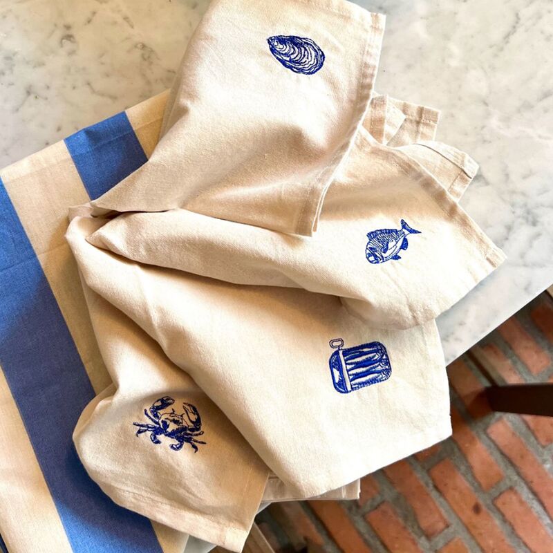 La Mer serviett 40x40 cm 4-pakning