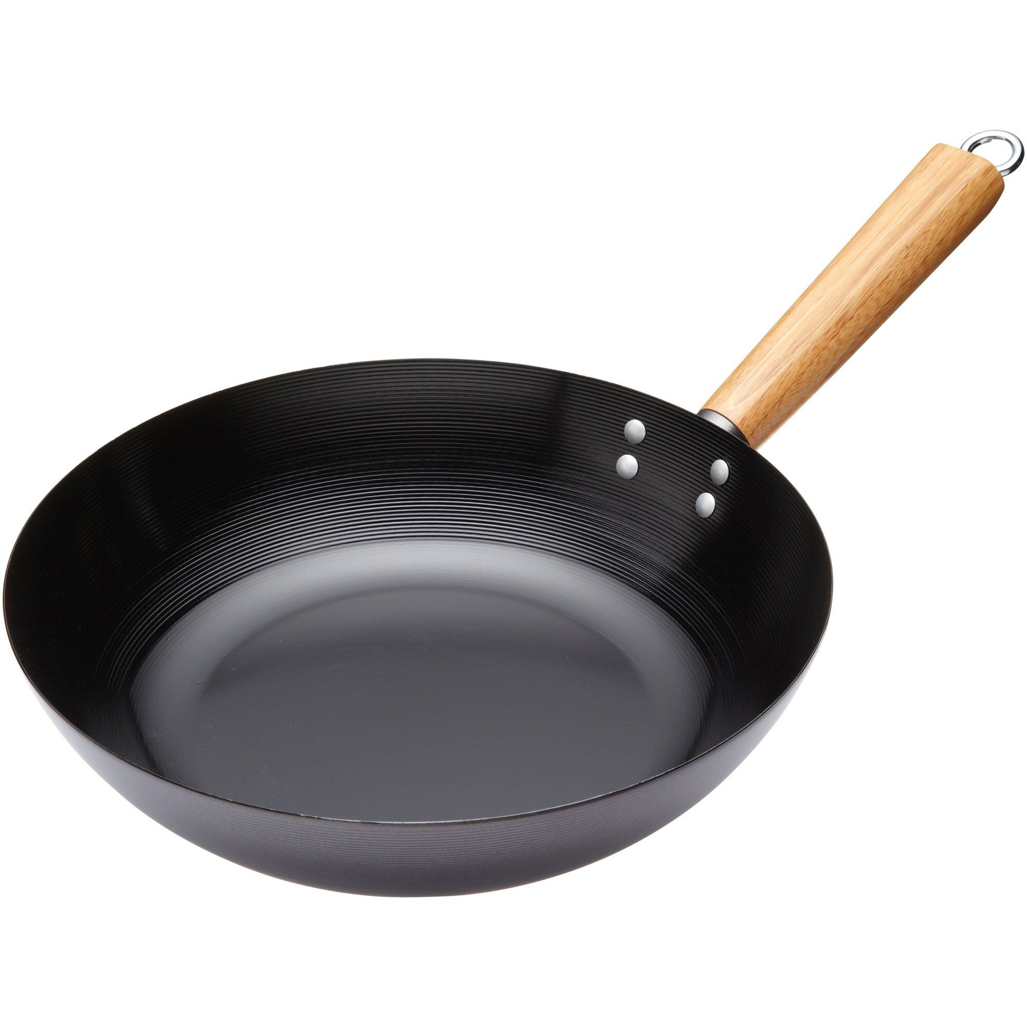 Wokpanna 30 cm, svart