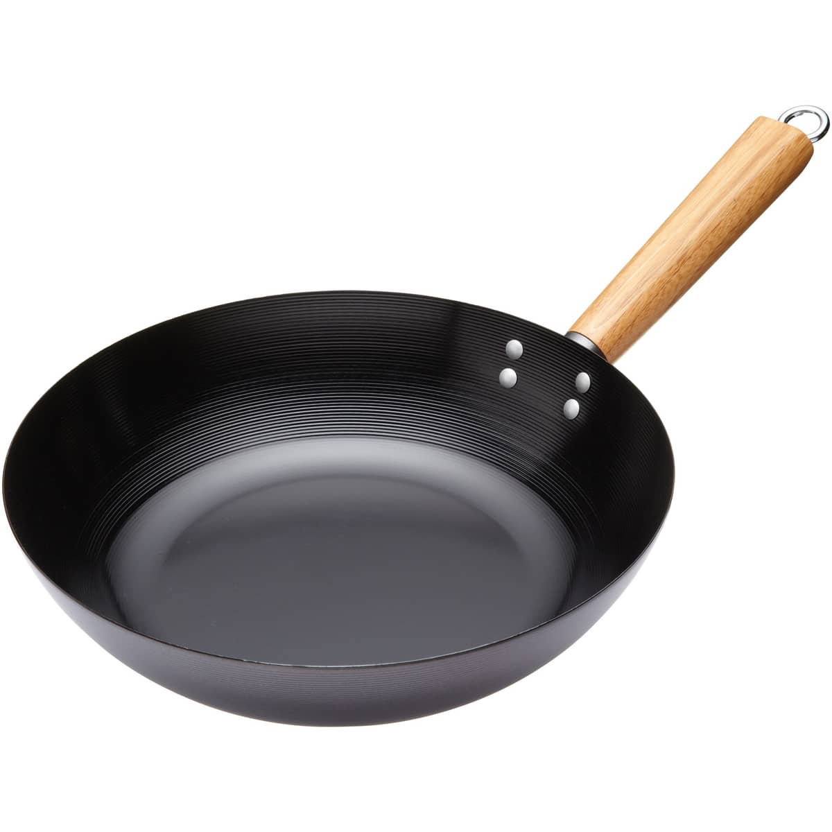 Wokpanne 30 cm, svart