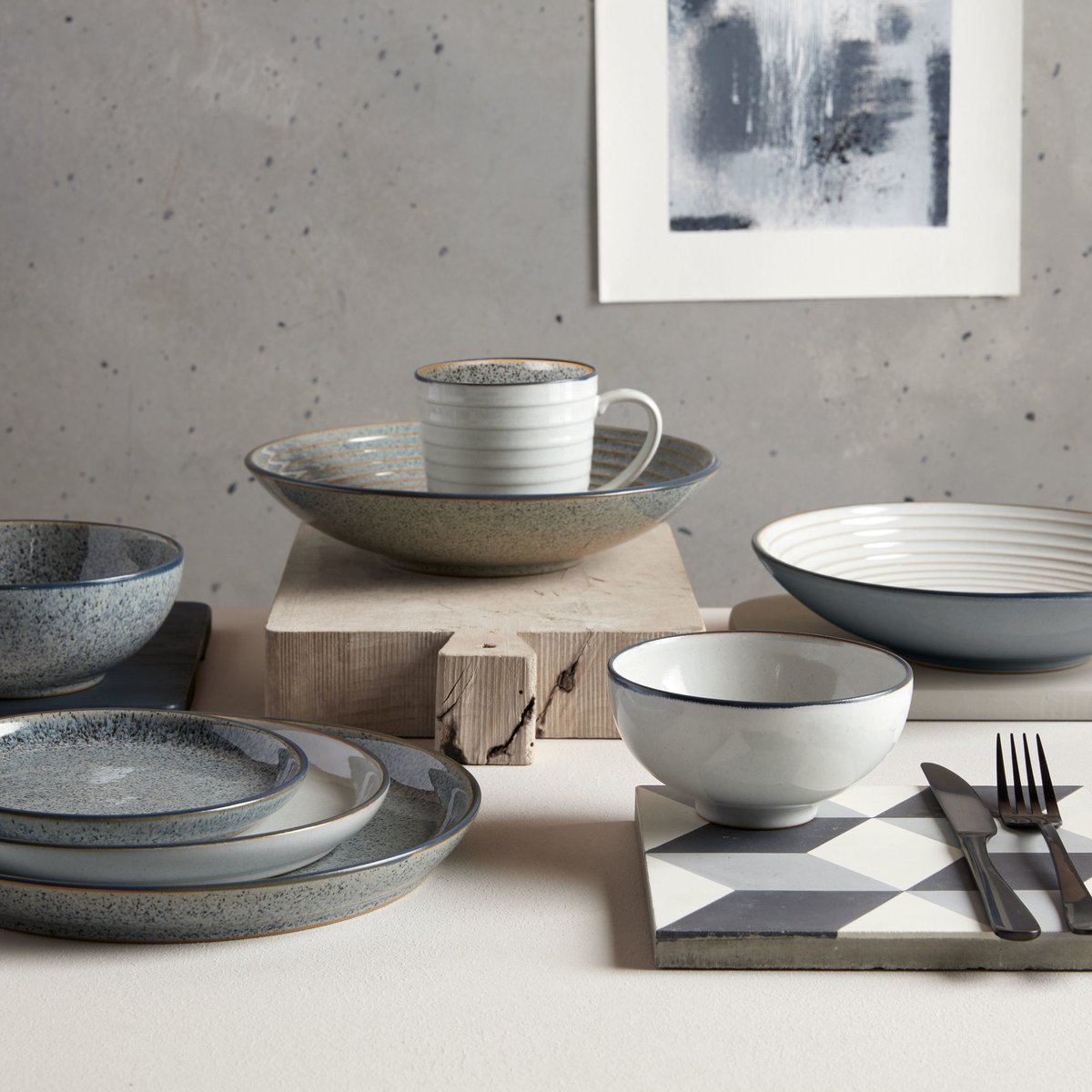 Studio Grey -lautanen, 26 cm, 4 kpl