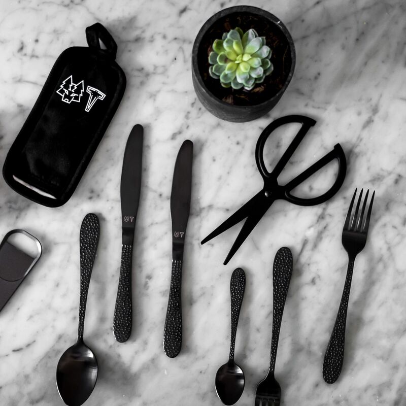 FROST bestiksæt 16 dele, Onyx