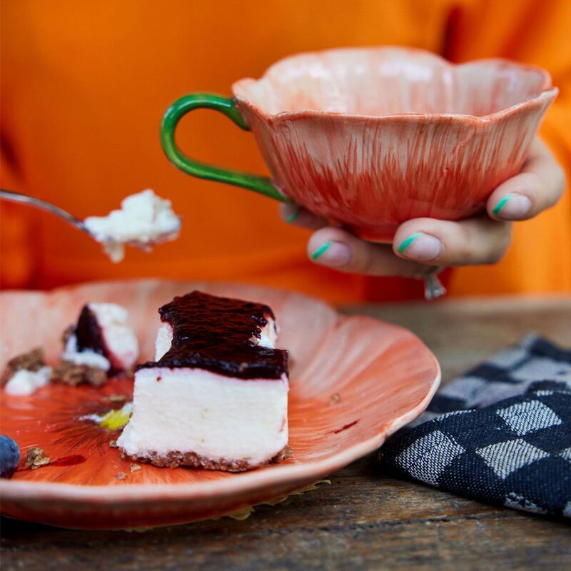 Poppy lautanen 21 cm, punainen