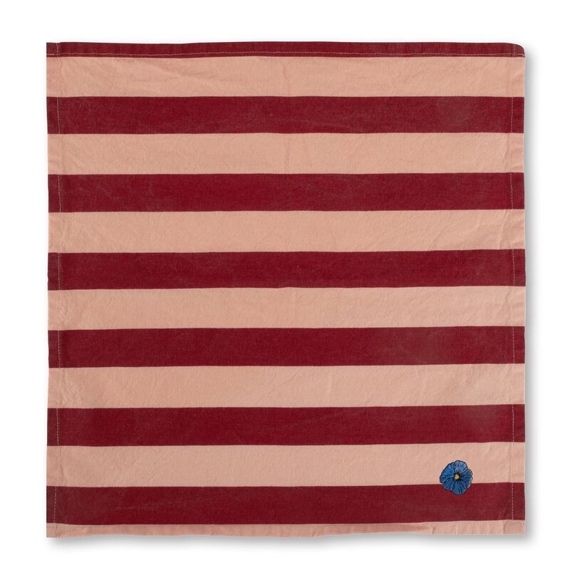 Leya lautasliina 2-pakkaus, punainen/vaaleanpunainen