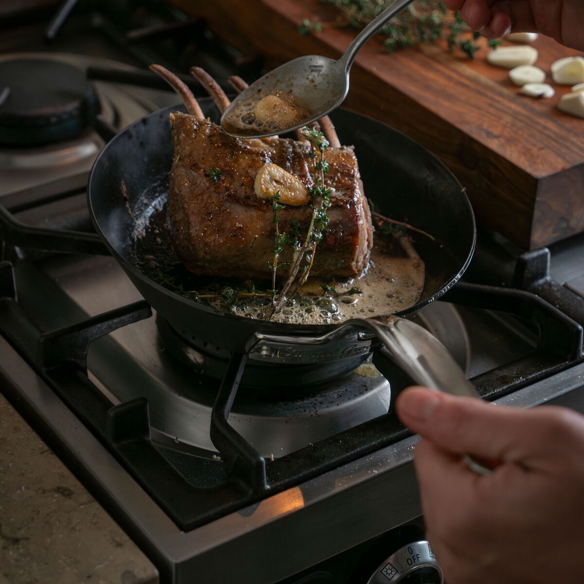 Stekpanna 20 cm, kolstål