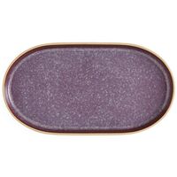 Minerals serveringsfat medium 30,5x16 cm, amethyst
