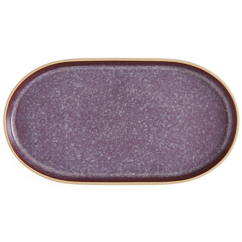 Minerals tarjoilulautanen medium 30,5x16 cm, amethyst