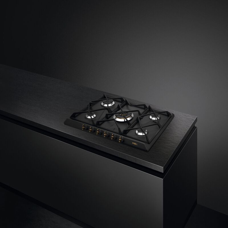 70 cm gashäll med frambetjäning i antracit