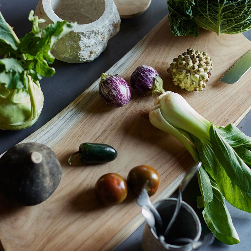 Leikkuulauta 70x25 cm, teak