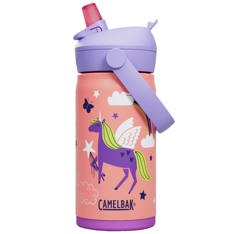 Thrive Flip Straw Kids drikkeflaske 0,35 liter, Magic Unicorn