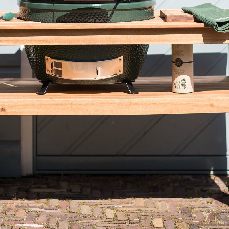 Inbyggnadsstativ till kolgrill