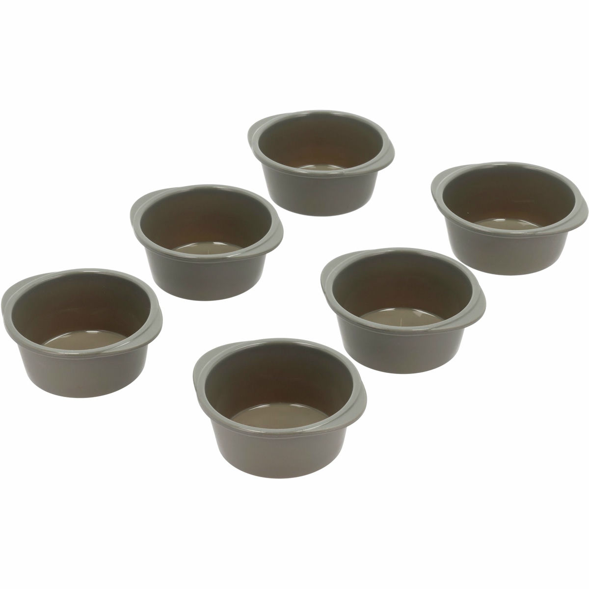 Pecan cupcakeform 9x4 cm, 6-pack, forest green