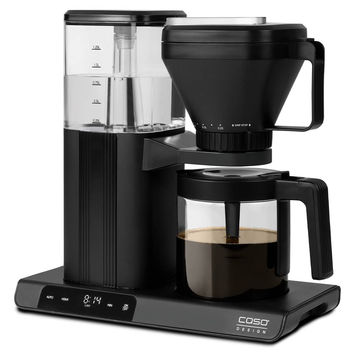 Aroma Sense kaffemaskin 1,25 liter, svart
