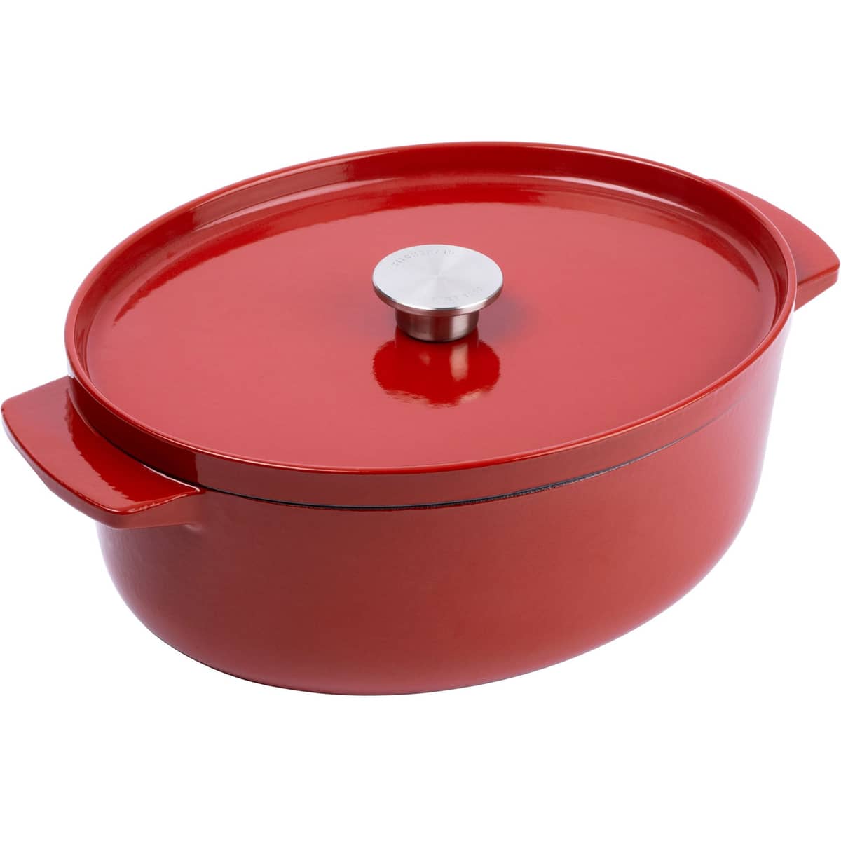 Gjutjärnsgryta oval 30 cm/5,6 liter, empire red