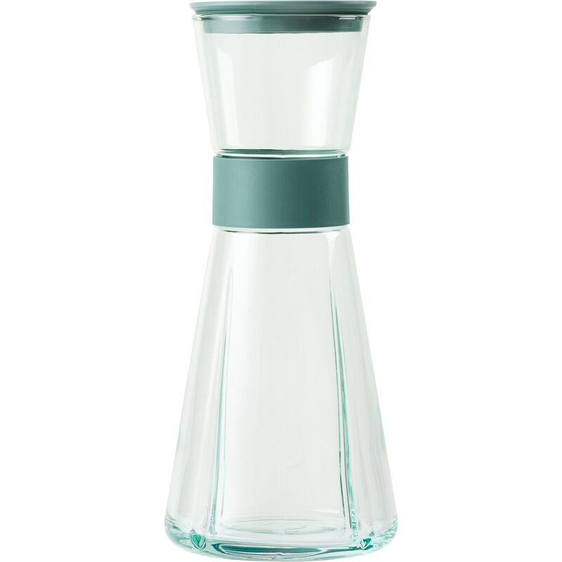 Vattenkaraff med grönt lock 90 cl, klar