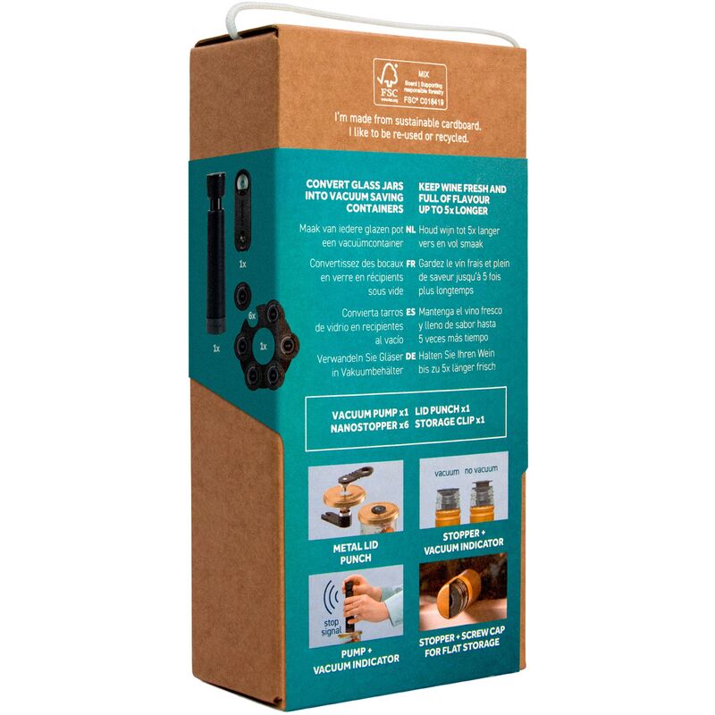 Vakuumforsegler til mad og vin