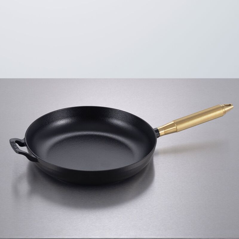 Buster+Punch stekepanne rund 28 cm, messinghåndtak