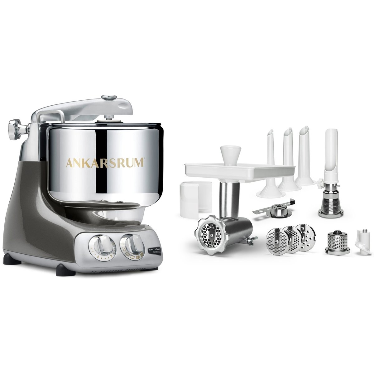 Assistent Original AKM6230B yleiskone + Lihamylly täydellinen, black chrome