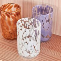 Jali glas 10,5 cm, white