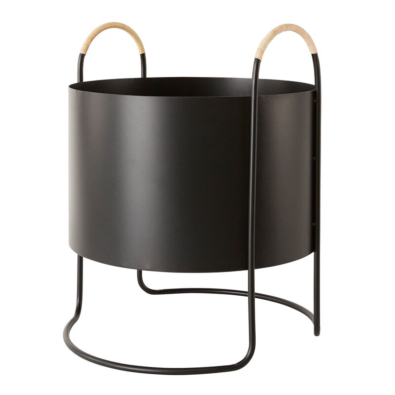 Maki Plant Box Low kukkalaatikko, black