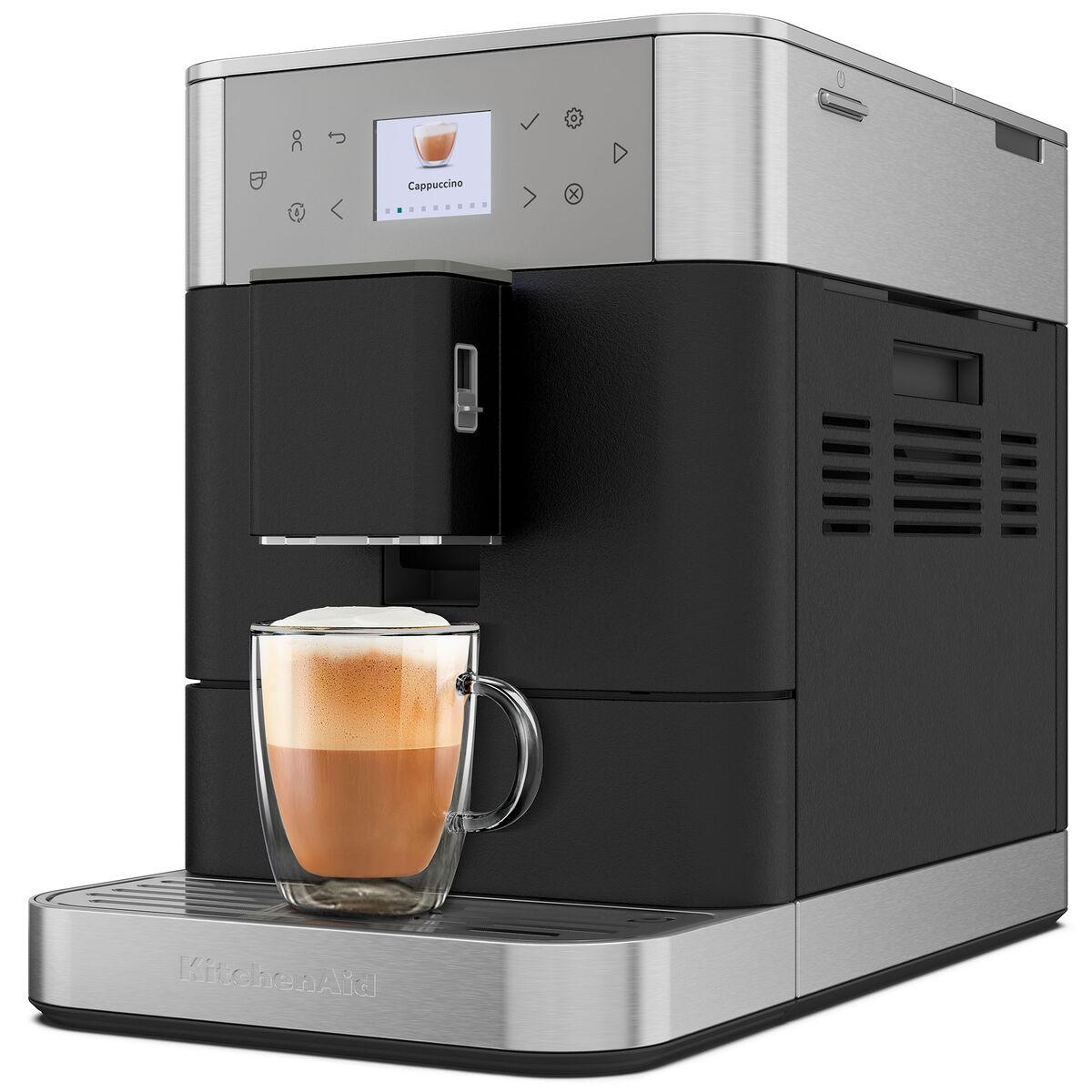 KF6 espressomaskin, Cast Iron Black