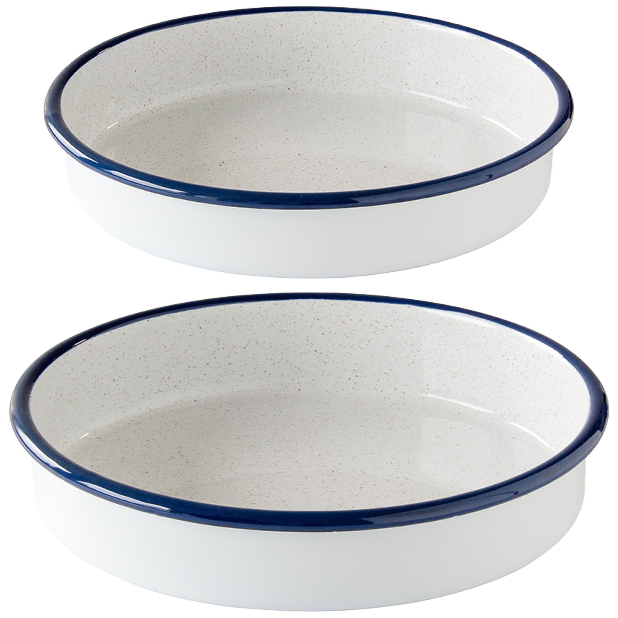 Kockums Jernverk Uunimuotti-setti 24 + 28 cm, valkoinen