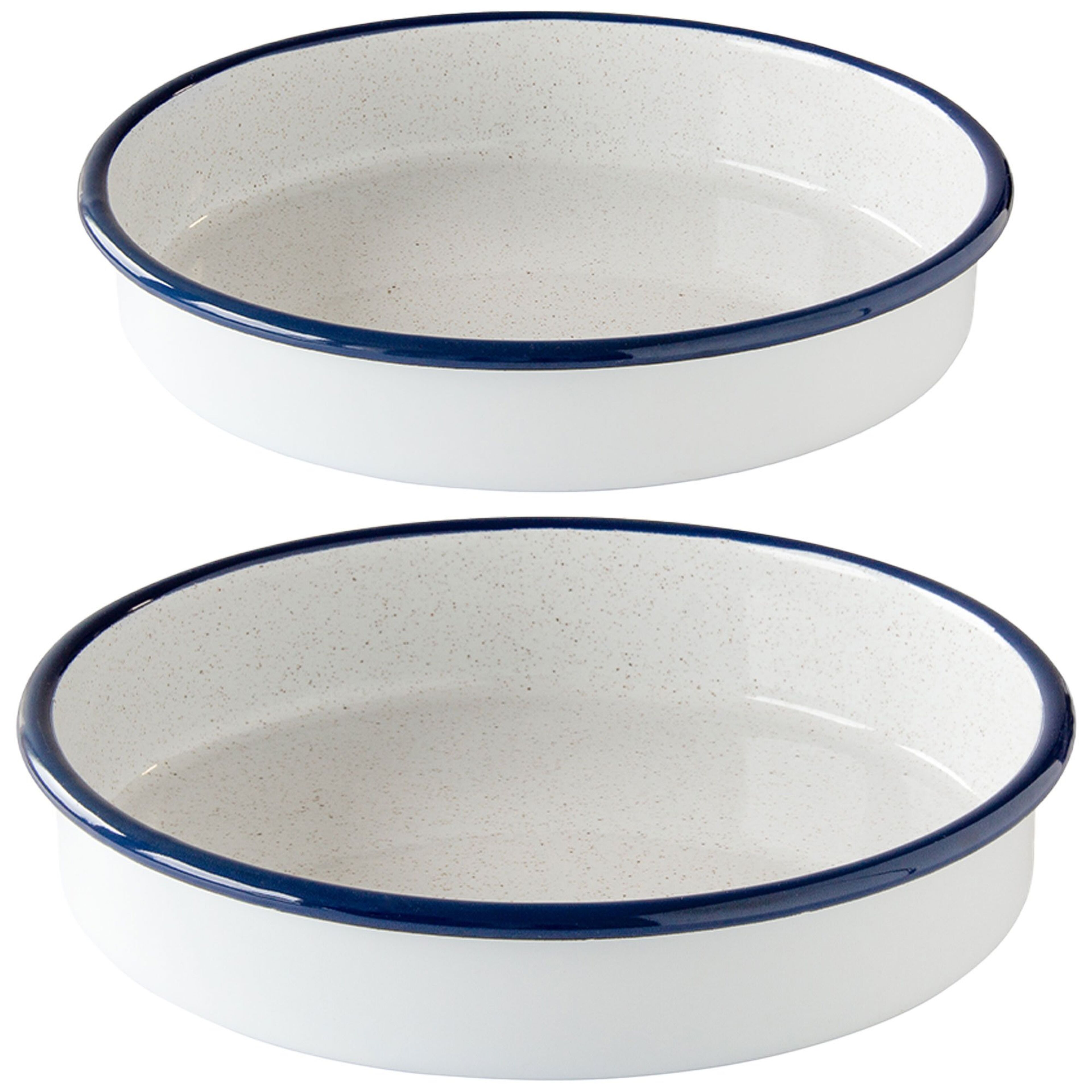 Kockums Jernverk Uunimuotti-setti 24 + 28 cm, valkoinen