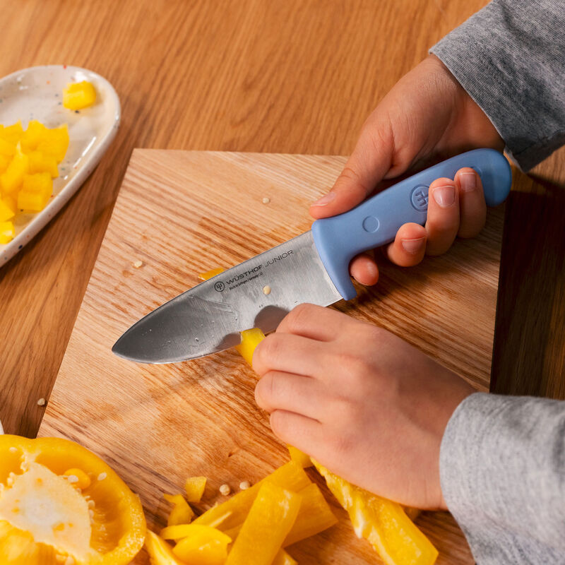 Junior kockkniv 10 cm, blå