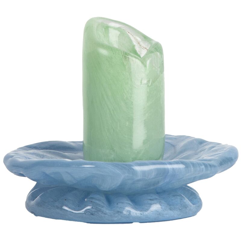 Byon Lara Xs ljusstake, mintgrön/ljusblå