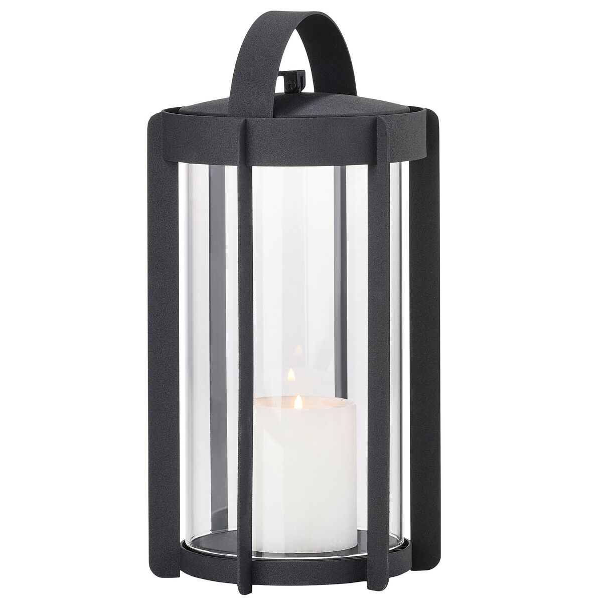 Firefly lyhty 25 cm, musta