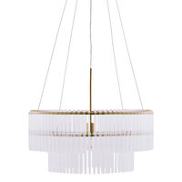 Globen Lighting Hook pendellampe 60 cm, klar/messing