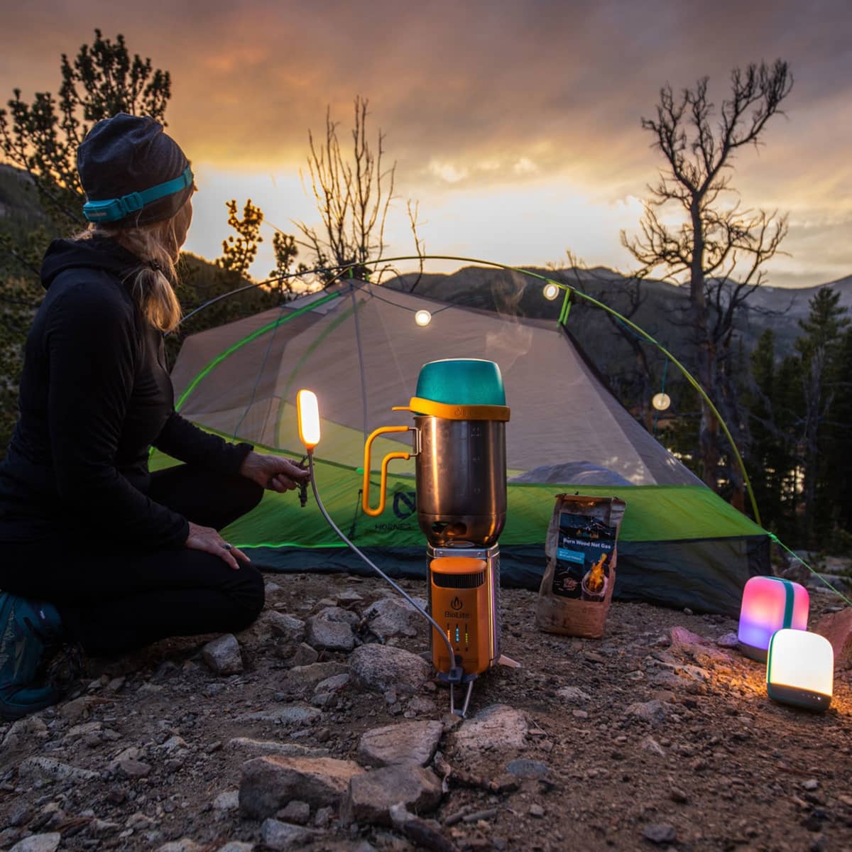 Campstove 2+ friluftskøkken med tilbehør