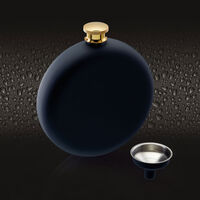 BarCraft Lommelerke Svart Matt Rustfritt Stål 350 ml