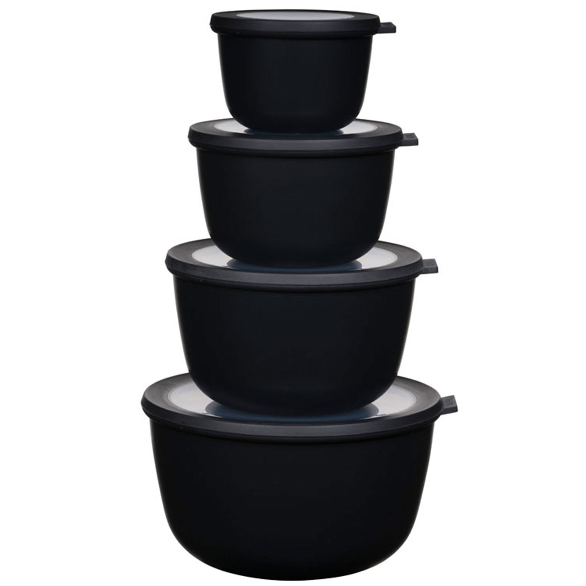 Mepal  Cirqula skålesæt høj 4 stk, sort
