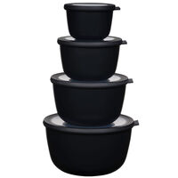 Cirqula bollesett høy 4 stk, svart