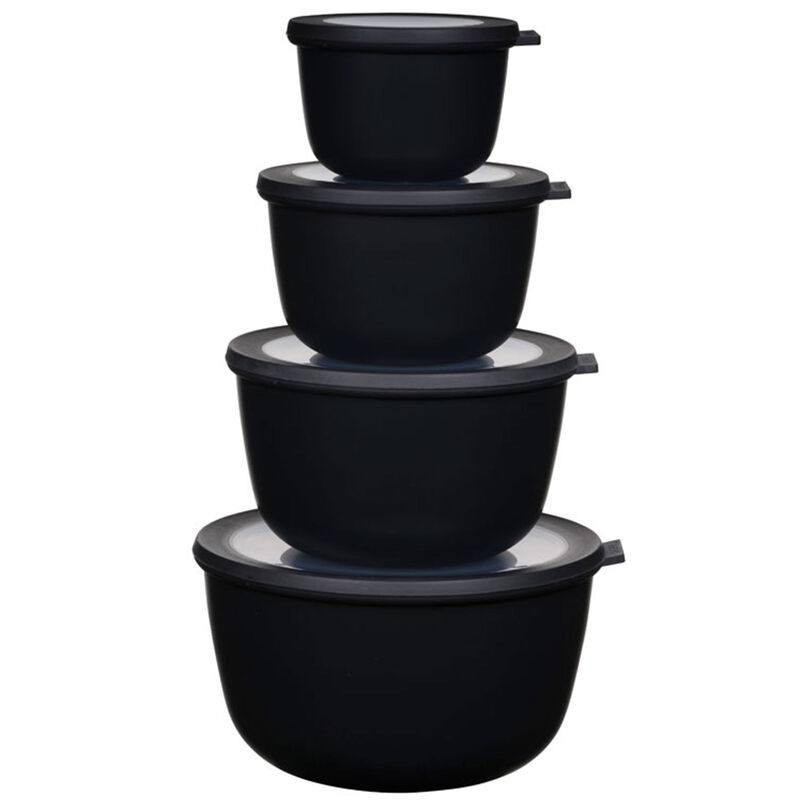 Cirqula skålesæt høj 4 stk, sort