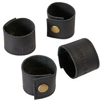 Camou servettringar 4-pack, svart